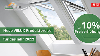 VELUX Preiserhöhung 2022